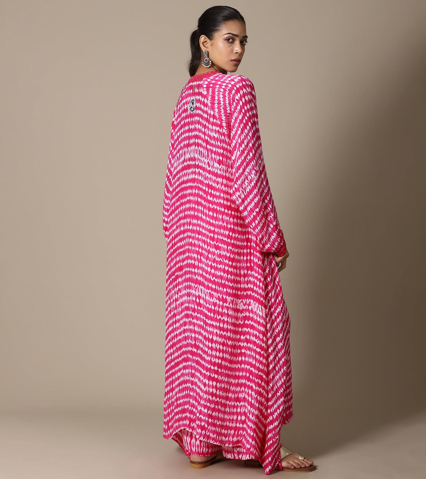 FUSCHIA SHIBORI TUNIC SET