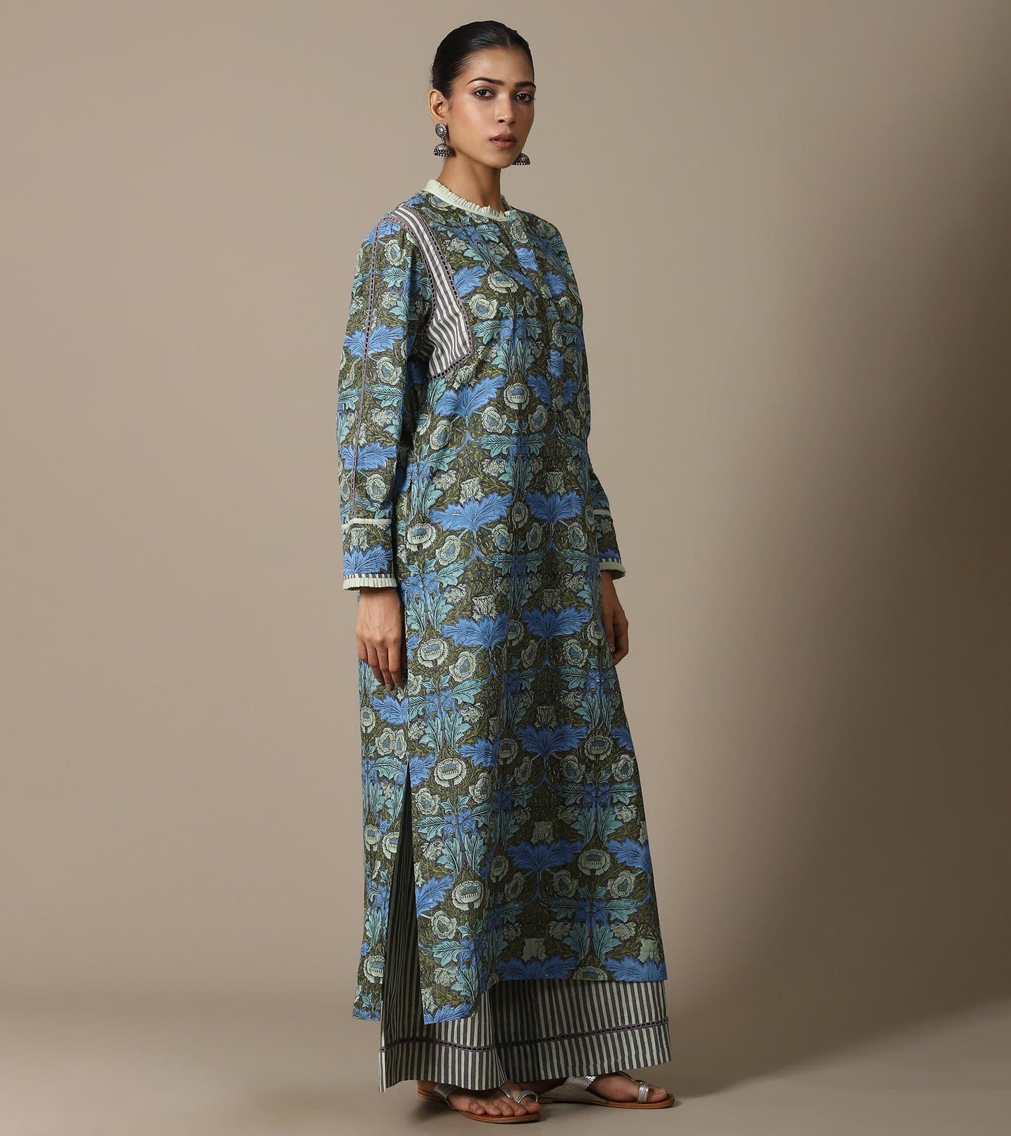 BLOCK GREY POPPY TUNIC SET
