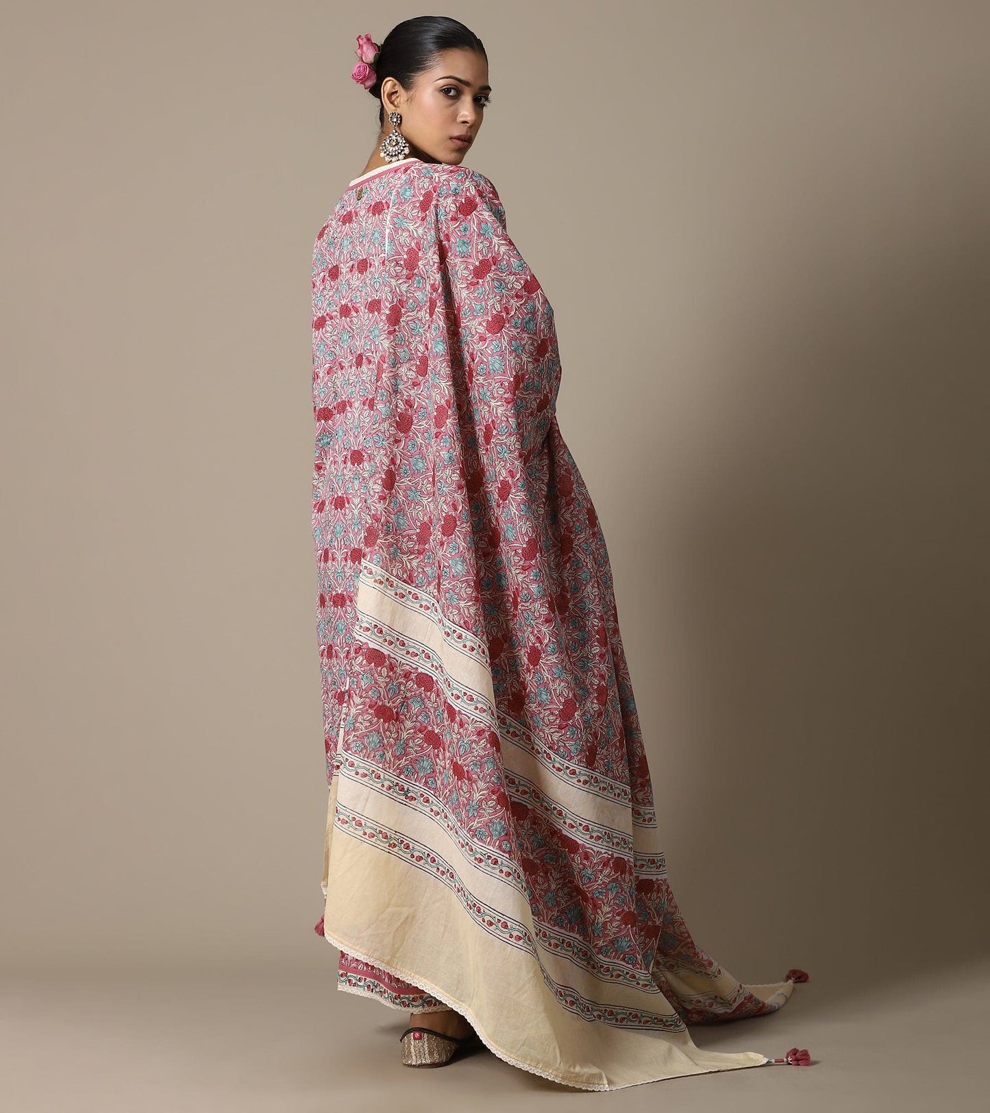 BLOCK BLUSH MARIGOLD KURTA SET
