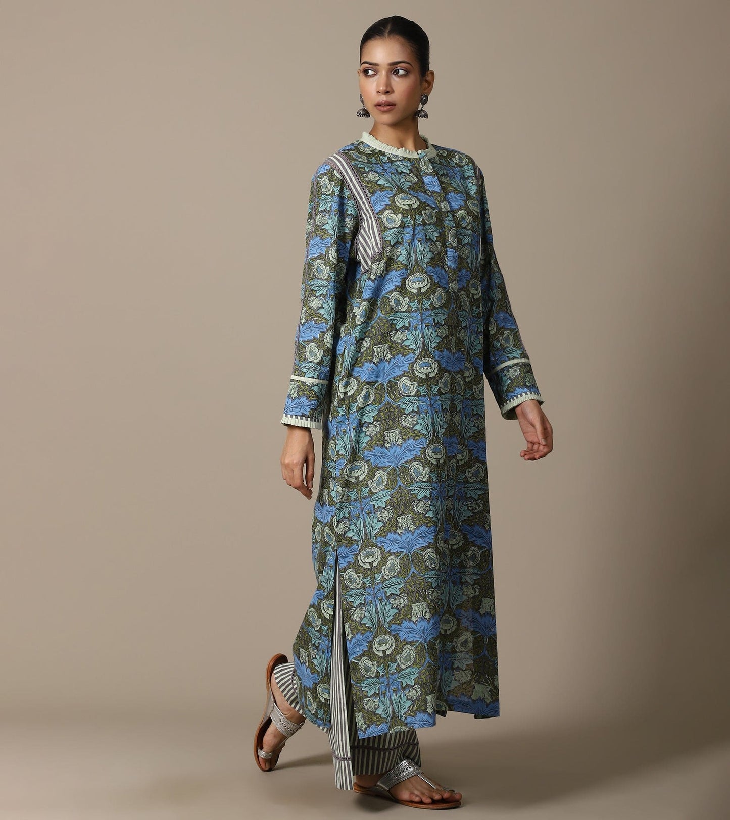 BLOCK GREY POPPY TUNIC SET