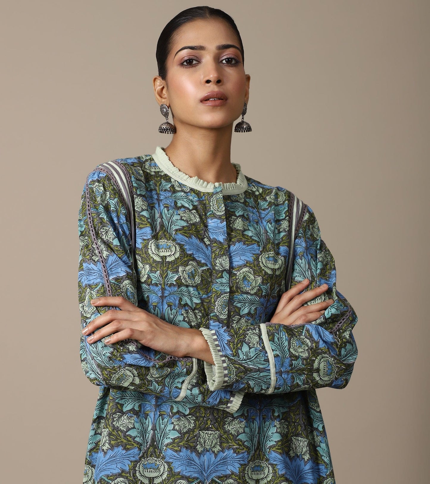 BLOCK GREY POPPY TUNIC SET