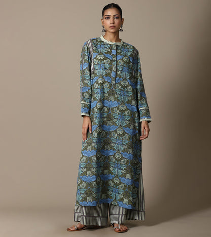 BLOCK GREY POPPY TUNIC SET