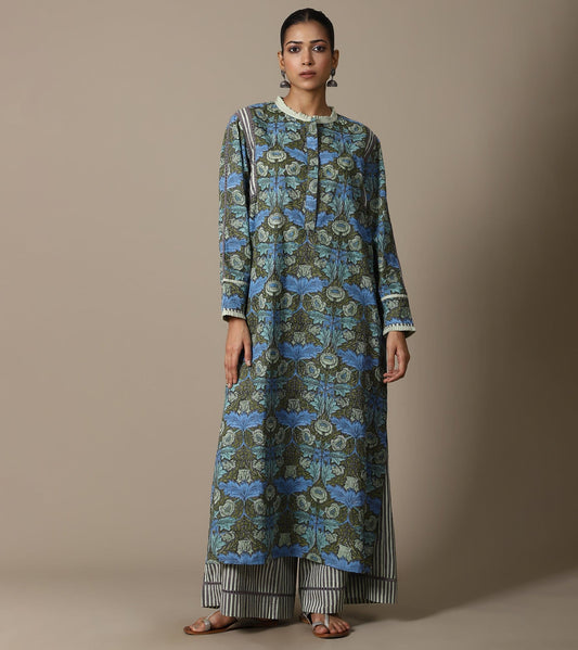 BLOCK GREY POPPY TUNIC SET