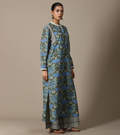 BLOCK GREY POPPY TUNIC SET