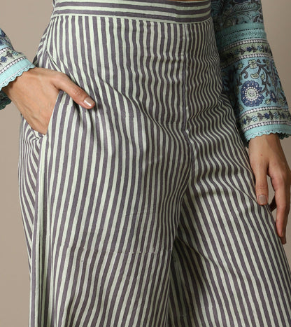 BLOCK GREY POPPY TUNIC SET