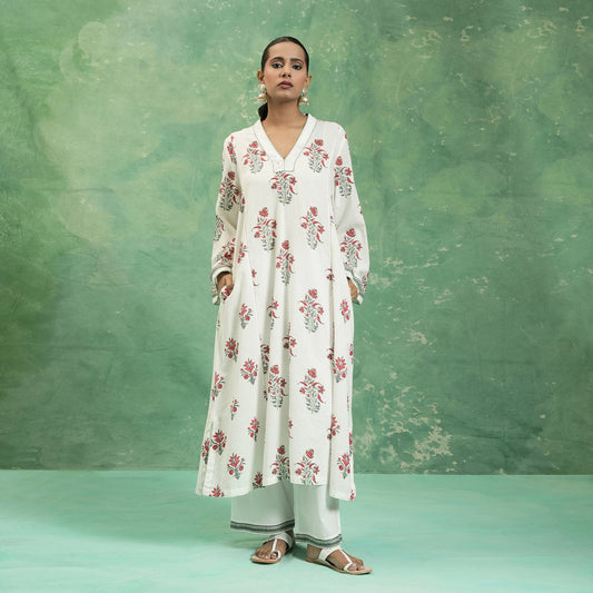 ORGANIC COTTON RED ANAAR TUNIC (SET OF 2)
