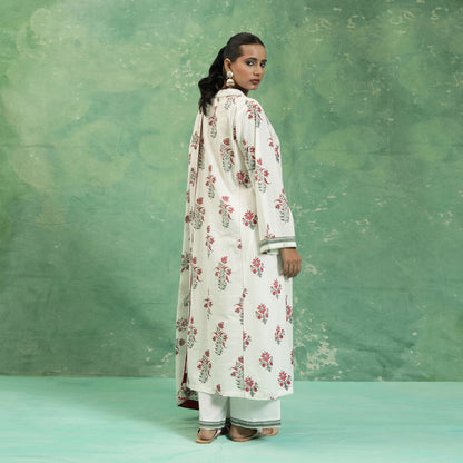 ORGANIC COTTON RED ANAAR KURTA SET (SET OF 3)